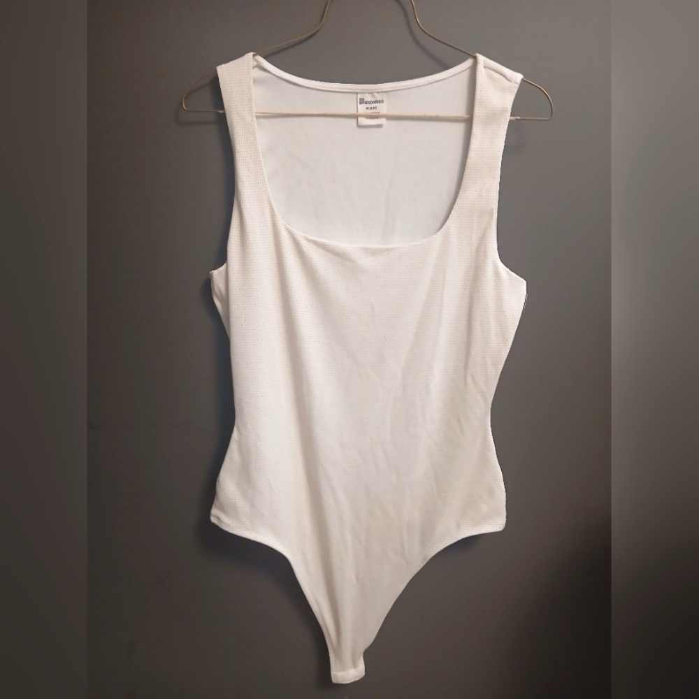 No Boundaries Classic White Bodysuit
